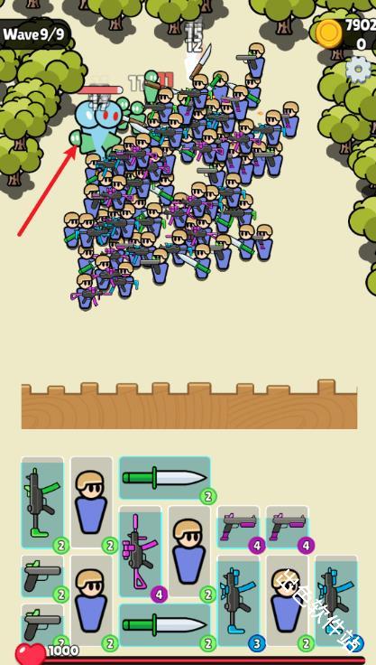 战士背包防御战