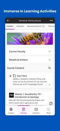 blackboard教学平台截图2