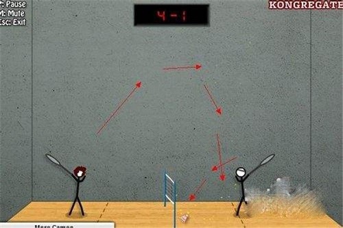 火柴人打羽毛球截图3