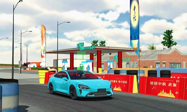 手动挡停车场小米SU7模组截图2