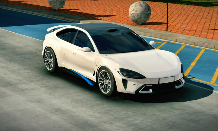 手动挡停车场小米SU7模组截图3