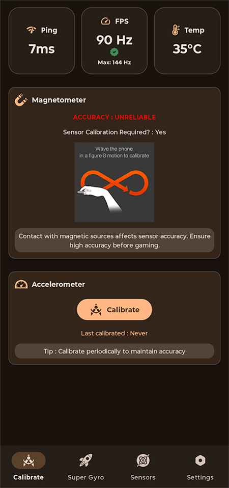 Super Gyro陀螺仪修复器截图2